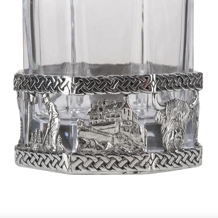 Icons Of Scotland Glass Whisky Decanter