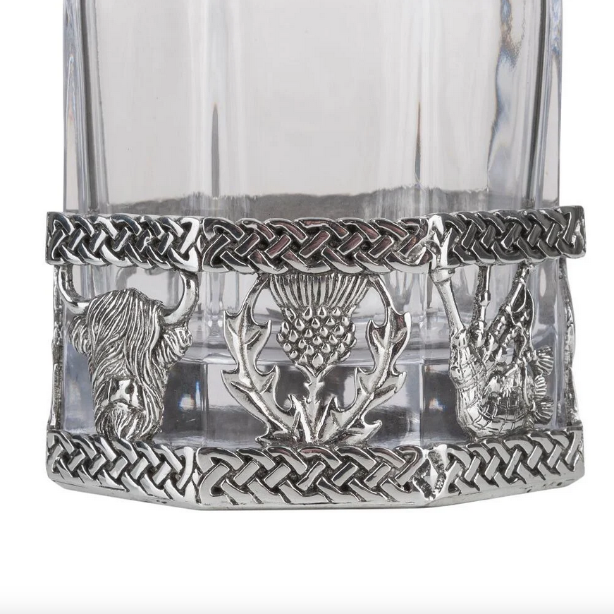 Icons Of Scotland Glass Whisky Decanter