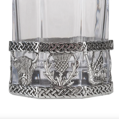 Icons Of Scotland Glass Whisky Decanter
