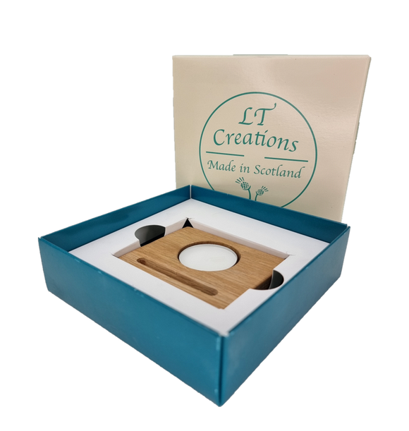 Thistle Round Candle Holder