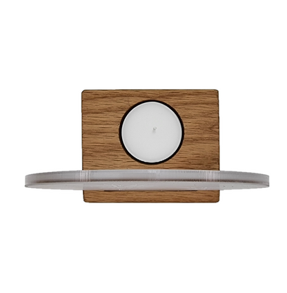 Highland Cow Round Candle Holder