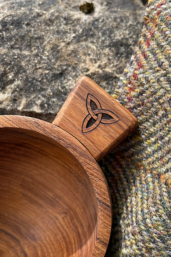 Teak Wood Quaich