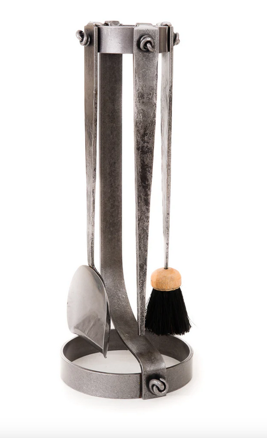 Iron Jacobean Fireplace Companion Set
