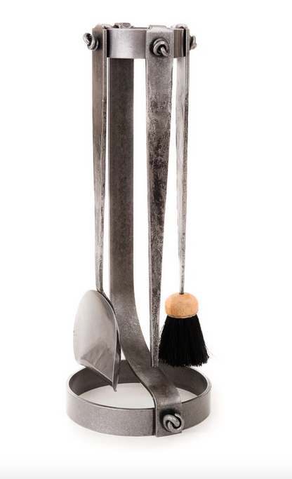 Iron Jacobean Fireplace Companion Set