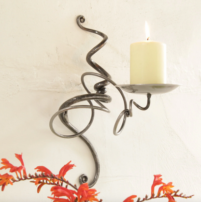 Iron Single Tangle Wall Sconce
