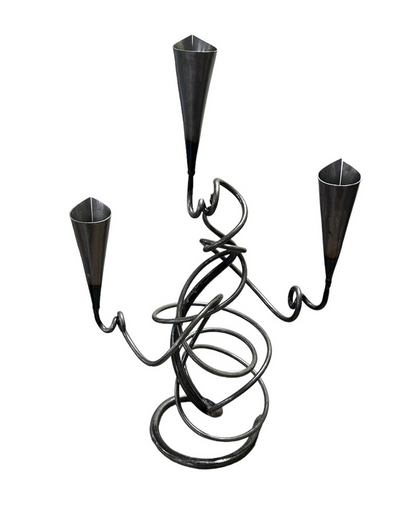Iron Triple Tangle Candlestick