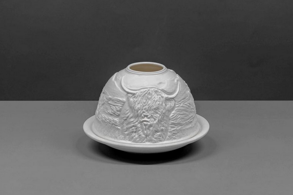 Small Dome Tealight Holder - Highland Cow