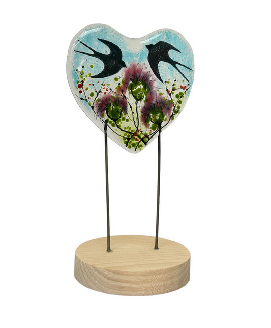 Swift & Thistle Fused Glass Panel