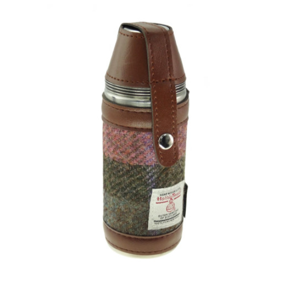 Green & Rose Pink HuntingFlask