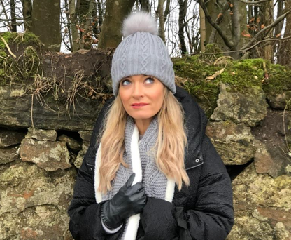 Ladies Pom Pom Hat