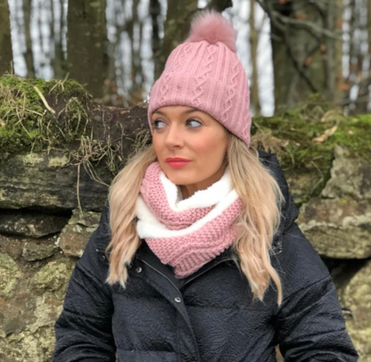 Ladies Pom Pom Hat