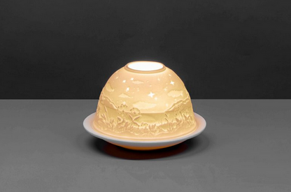 Small Dome Tealight Holder - Starry Night