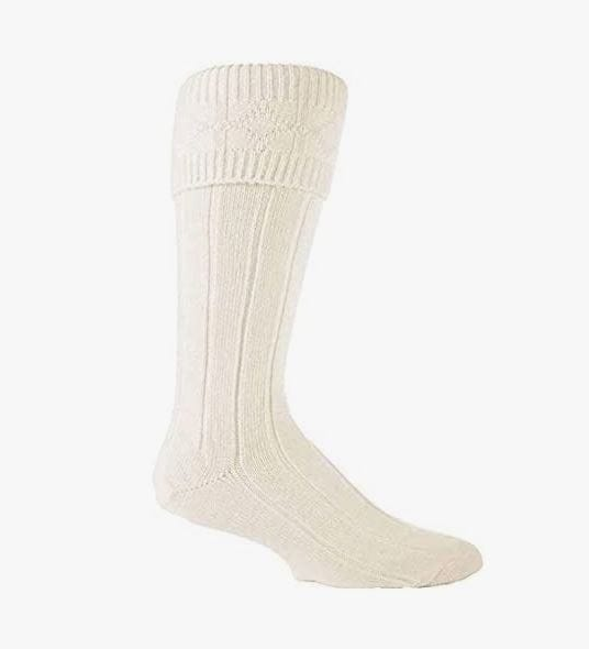 Budget Cream Kilt Hose