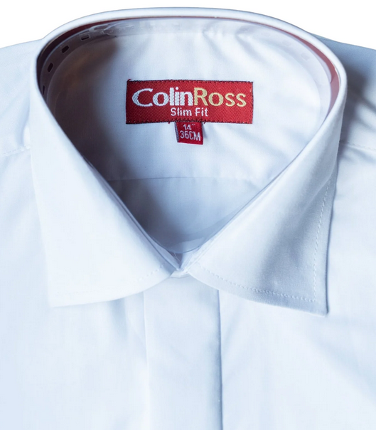 White Mens Slim Fit Shirt