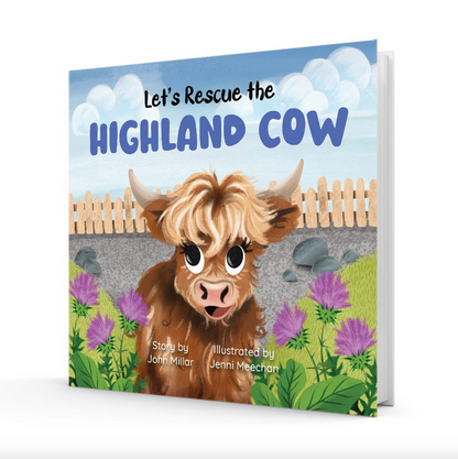 Let's Rescue The Highland Cow Book - Boys Names