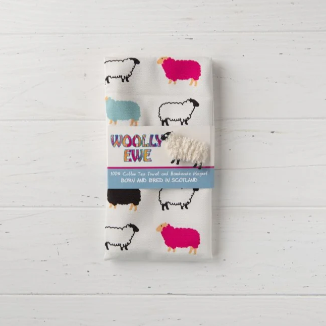 Woolly Ewe Sheep Tea Towel
