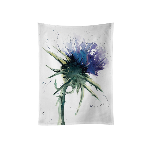 The Thistles Design Lovely Scottish Cotton Kitchen Dish Tea Towel
