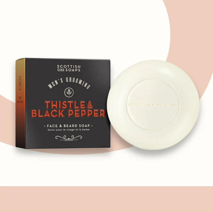 Thistle & Black Pepper Beard & Face Soap
