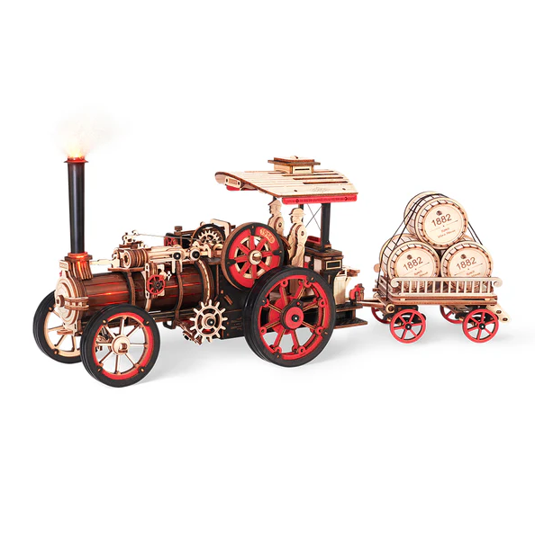 Steam Engine Mechanical Wooden Model Kit