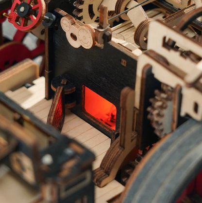 Steam Engine Mechanical Wooden Model Kit