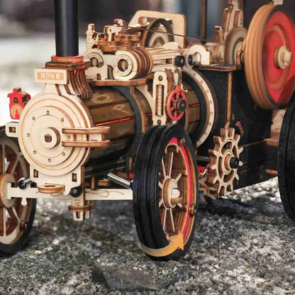 Steam Engine Mechanical Wooden Model Kit