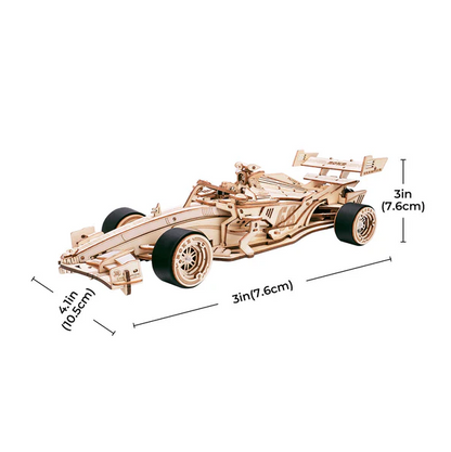 Formula 1 Car Wooden Model Kit