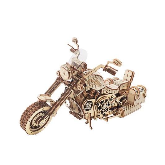 Cruiser Motorcycle Wooden Model Kit