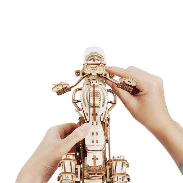 Cruiser Motorcycle Wooden Model Kit