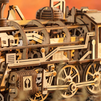 Locomotive Wooden Model Kit