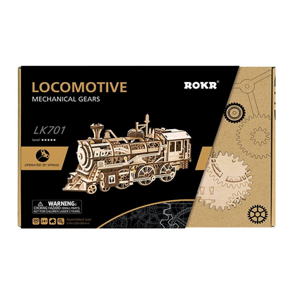 Locomotive Wooden Model Kit