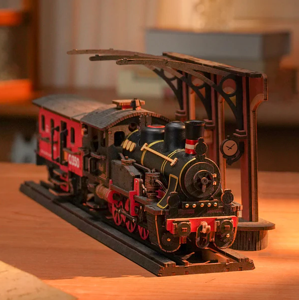 Steam Journey Wooden Model Kit