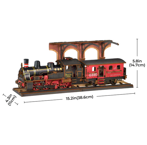Steam Journey Wooden Model Kit