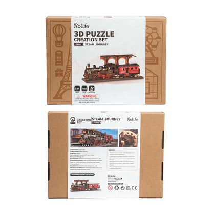 Steam Journey Wooden Model Kit