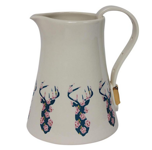 Floral Stag Jug