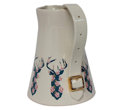 Floral Stag Jug