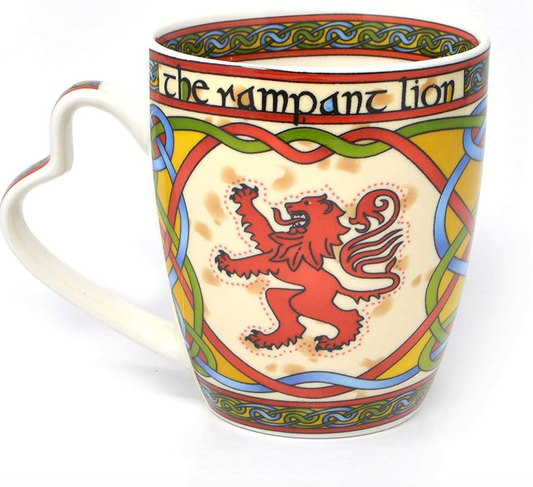 Lion Rampant Celtic Mug