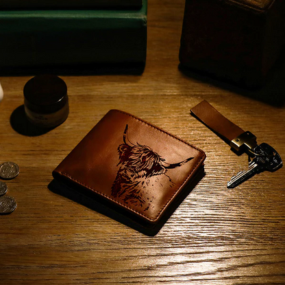 Leather Cow Wallet