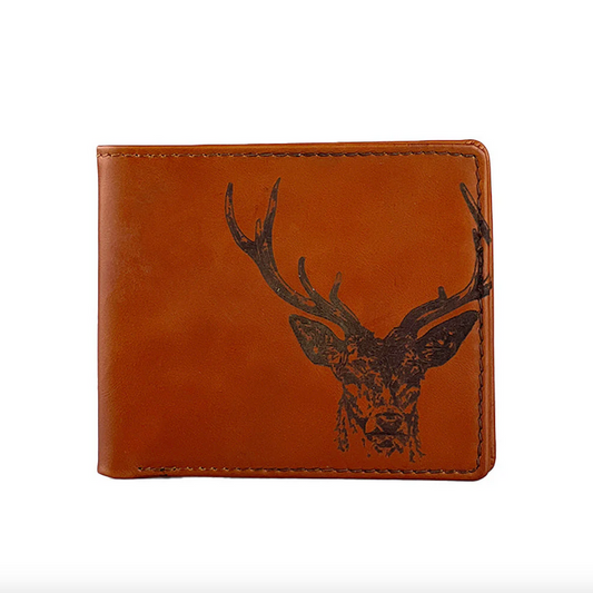 Leather Stag Wallet