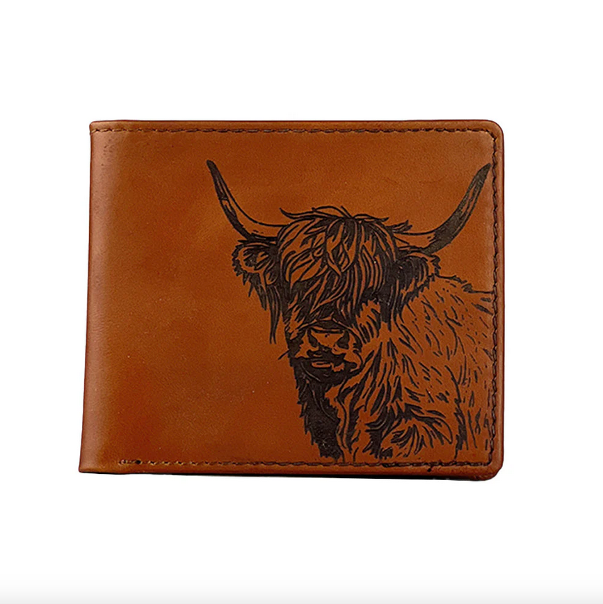 Leather Cow Wallet