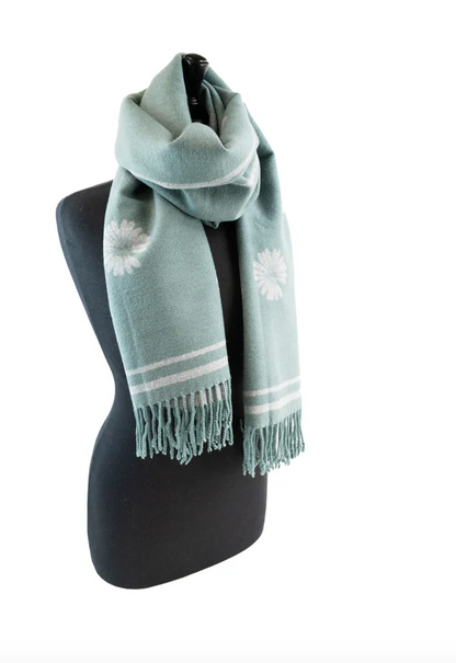 Aster Boxed Floral Scarf