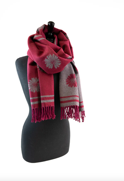 Aster Boxed Floral Scarf