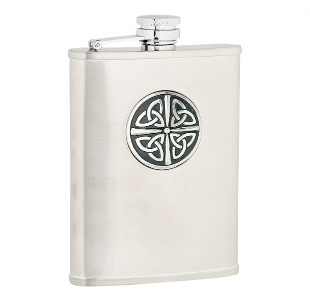 6oz Celtic Knot Hip Flask
