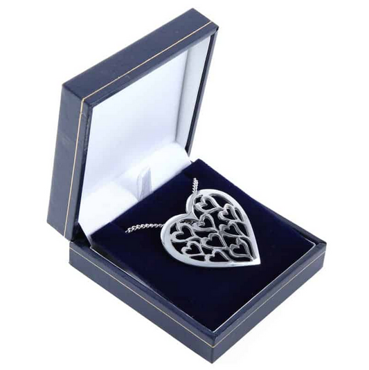 Multi Heart Polished Necklace