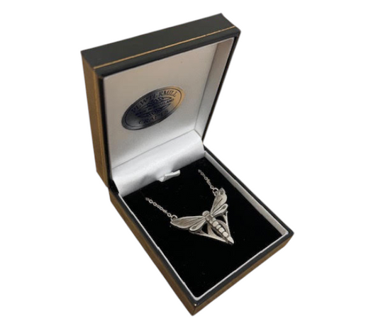 'Braw Beastes' Pewter Dragonfly Pendant
