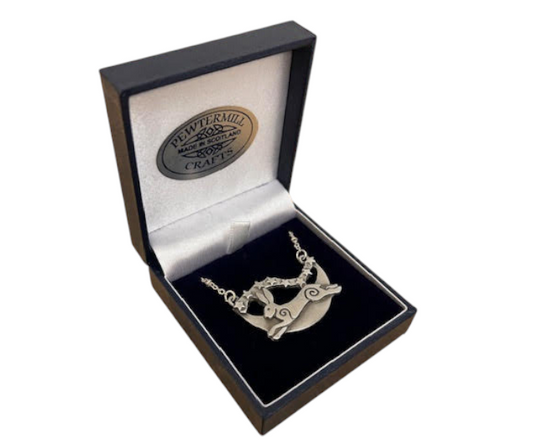'Braw Beastes' Pewter Hare Pendant
