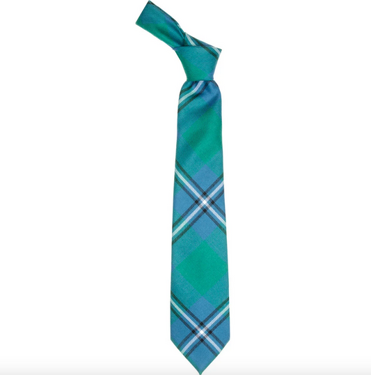 100% Wool Traditional Tartan Neck Tie - Irvine Ancient