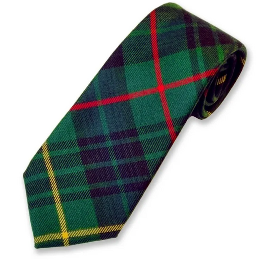 100% Wool Traditional Tartan Neck Tie - Stewart Hunting Modern