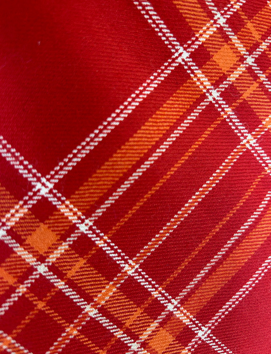 Stormont Scarf - Orange & Red