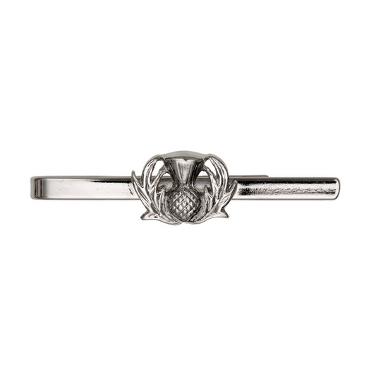 Pewter Thistle Tie Bar