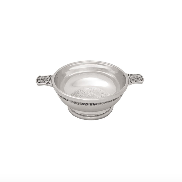 5" Pewter Celtic Knot Quaich